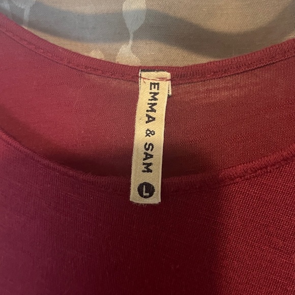 Maroon Emma & Sam Tank - Picture 2 of 6